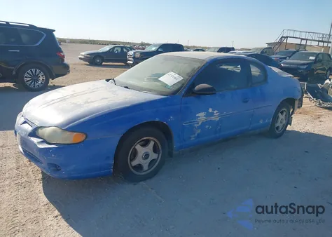 2004 Chevrolet Monte Carlo Ls z USA, uszkodzony, nr VIN 2G1WW12E949316816